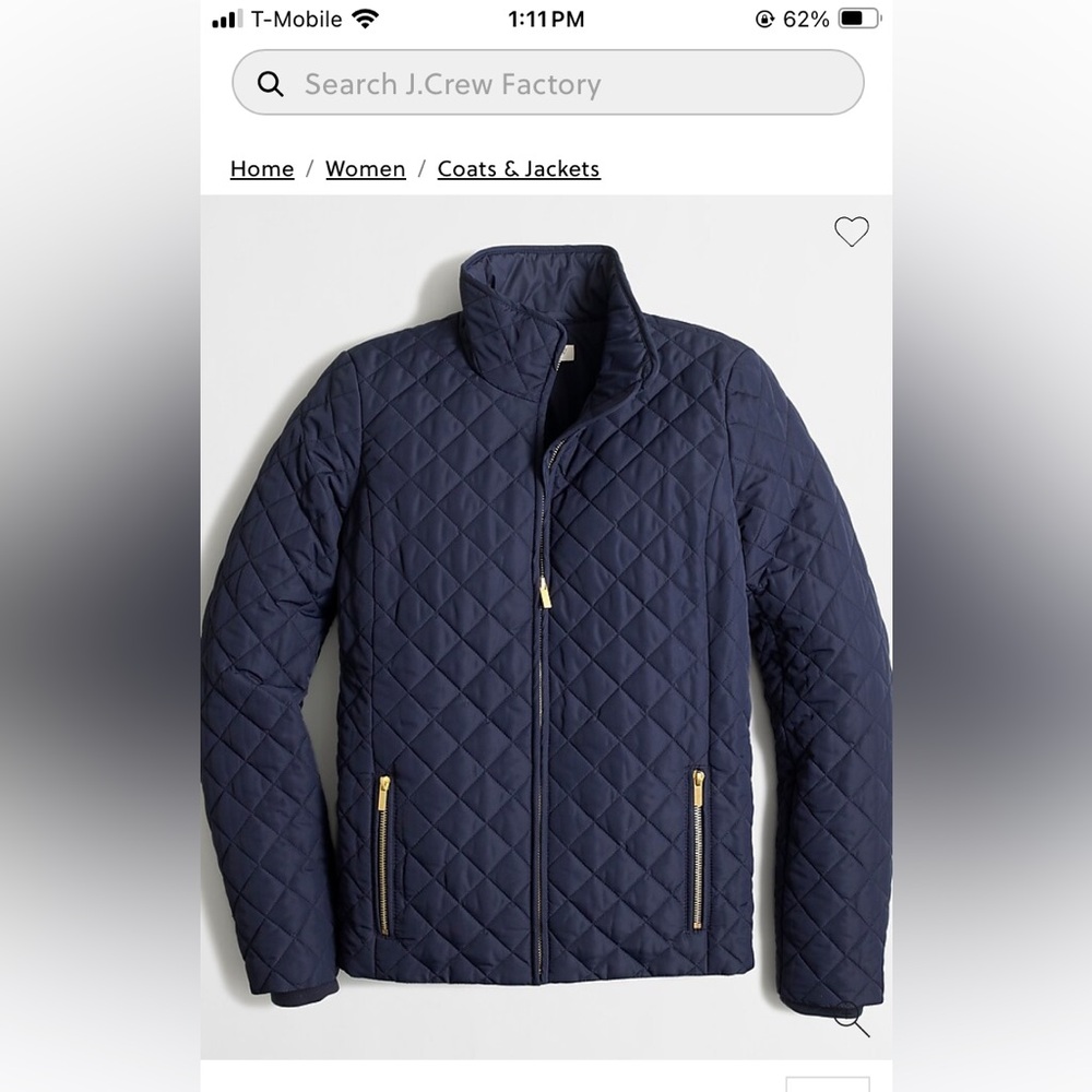 J.Crew quilted jacket